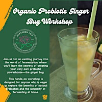 Primaire afbeelding van Organic Probiotic ginger bug workshop