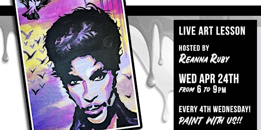 Hauptbild für Paint n  Sip Party!! Purple Rain!