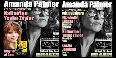 Imagem principal do evento Amanda Palmer in Conversation with Authors: Katherine Yeske Taylor