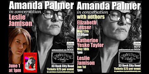 Amanda Palmer in Conversation with Authors: Leslie Jamison primary image
