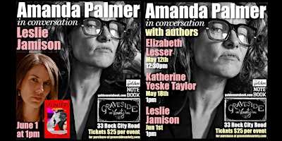 Amanda Palmer in Conversation with Authors: Leslie Jamison primary image