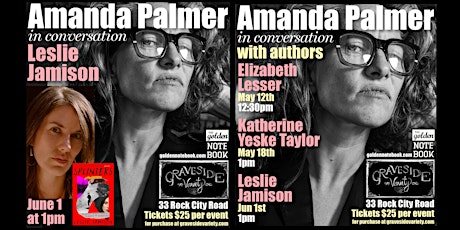 Amanda Palmer in Conversation with Authors: Leslie Jamison