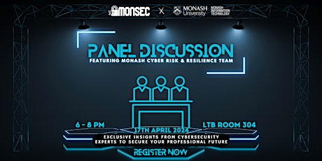 Primaire afbeelding van Panel Discussion - Monash Cyber risk & resilience team