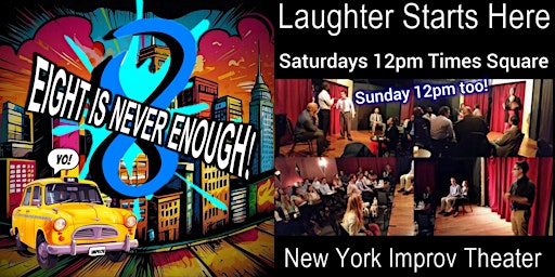Imagem principal do evento Laughter Starts Here: Improv Comedy Class  Drop In, Jam Session