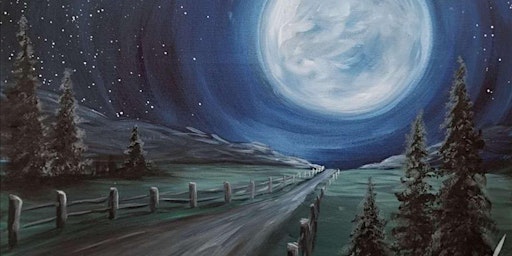 Primaire afbeelding van Road to the Moon - Paint and Sip by Classpop!™