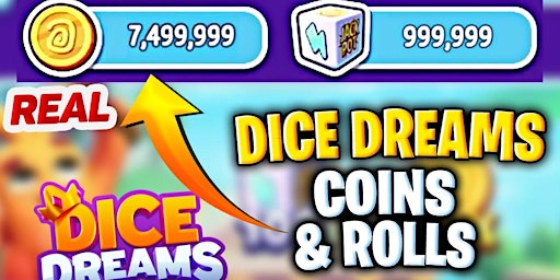 Immagine principale di Dice Dreams free Coins cheats $$ unlimited rolls hack generator iOS ANDROID 