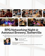 RPG Networking Night w Danger Wizard @ Aeronaut