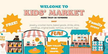 Kids’ Market @ Don Valley Bible Chapel, May 4, 2-4pm