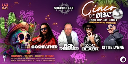 Imagem principal do evento Cinco de Disco: Rooftop Day Party