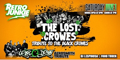 Imagem principal de THE LOST CROWES (The Black Crowes Tribute) + GOING DOWN (Aerosmith Tribute)