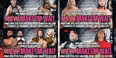 NSW: MAKE'EM WAIT (COMP TICKETS) primary image