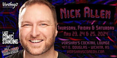 Imagem principal do evento Nick Allen live at Vorshay's!