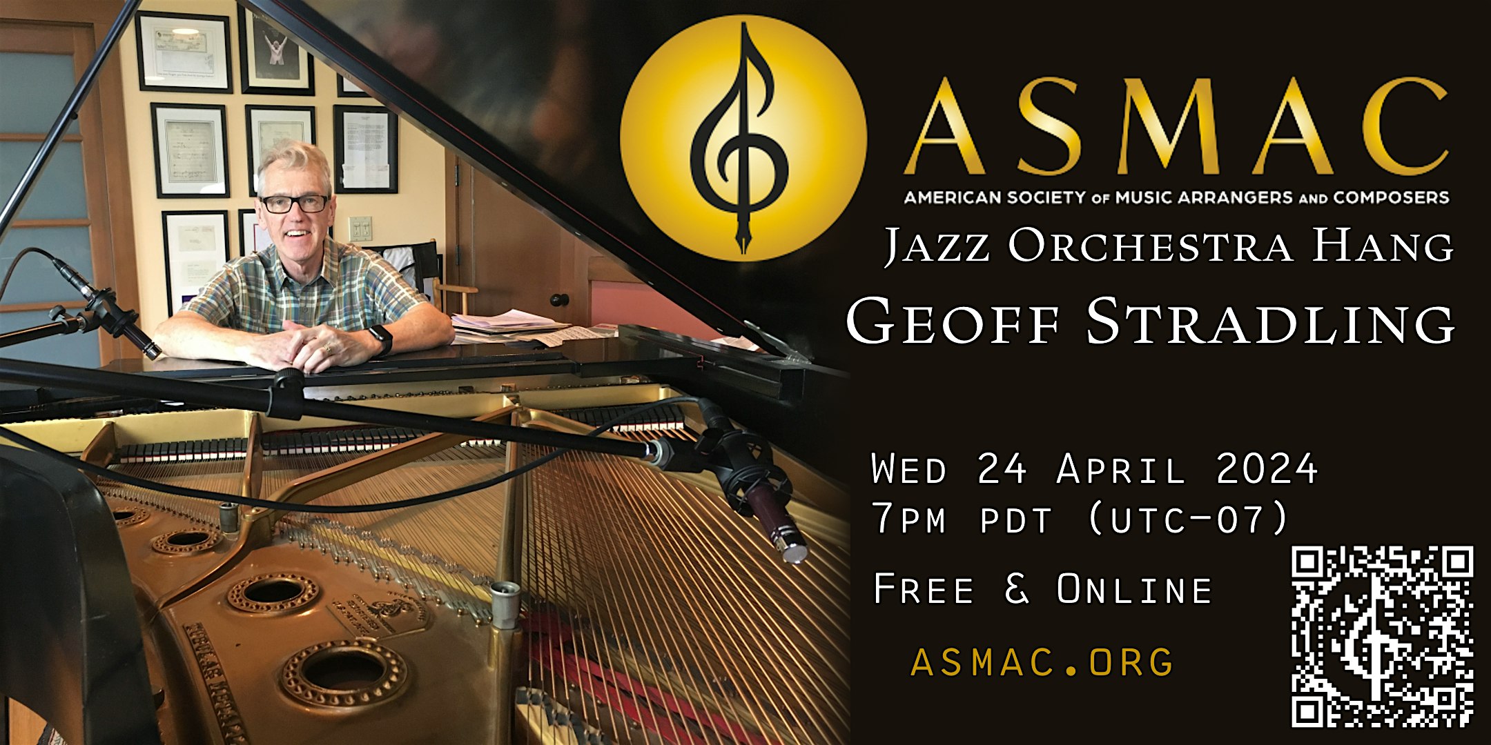 ASMAC Jazz Orchestra Hang with Geoff Stradling