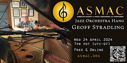 Hauptbild für ASMAC Jazz Orchestra Hang with Geoff Stradling