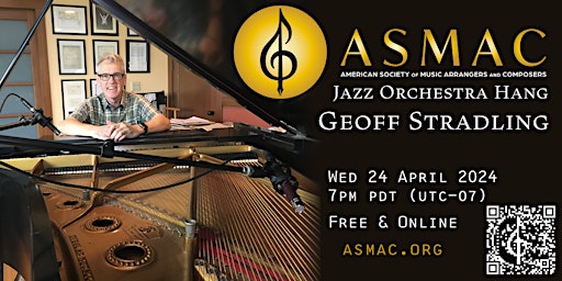 Imagen principal de ASMAC Jazz Orchestra Hang with Geoff Stradling