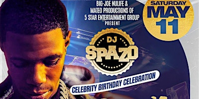 Hauptbild für DJ SPAZO'S BIRTHDAY CELEBRATION FEATURING A BOOGIE LIVE AT BARCODE