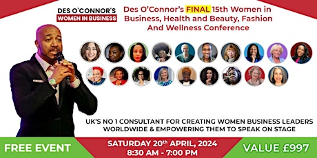 FINAL 15th Empowerment, Women In Business & Social Media FREE Event primary image