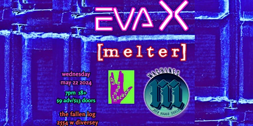 EVA X: [m e l t e r]: Machines With Human Souls: DJ Veganinblack  primärbild