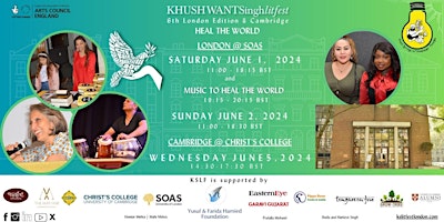 Khushwant Singh Literary Festival Cambridge 2024 primary image