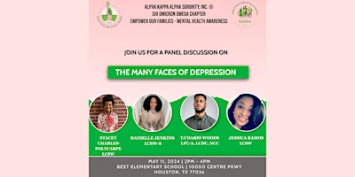 Imagem principal do evento The Many Faces of Depression Panel Discussion
