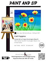 Primaire afbeelding van Cali Poppies - Paint and Sip