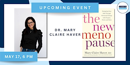 Imagem principal do evento Author event! Dr. Mary Claire Haver discussing THE NEW MENOPAUSE