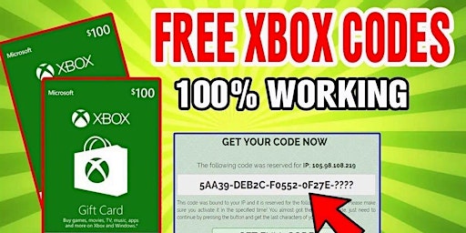 Xbox gift card codes free 2024 (unused) no human verification primary image