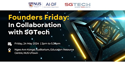 Founders Friday: In Collaboration with SGTech primary image