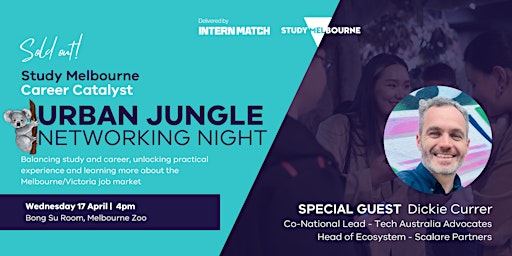 Primaire afbeelding van URBAN JUNGLE NETWORKING NIGHT | Study Melbourne Career Catalyst