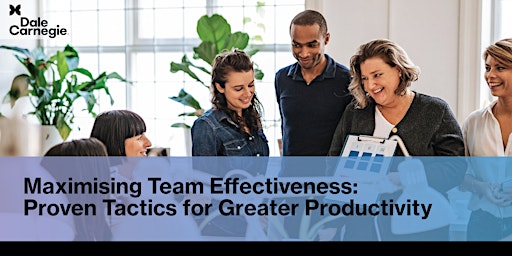 Imagem principal do evento Maximising Team Effectiveness: Proven Tactics for Greater Productivity