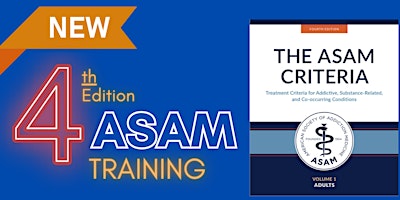 Imagem principal do evento RITE Trainings: New 4th Edition ASAM Training
