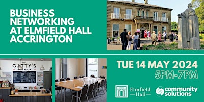 Informal business networking at Elmfield Hall, Accrington primary image