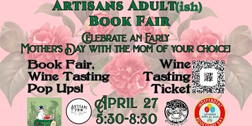 Imagem principal do evento Adult-ish Bookfair and Wine Tasting