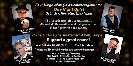 A Four-king Show: Comedy & Magic -LIVE! primary image