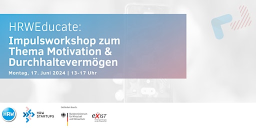 Imagem principal de HRWEducate: Impulsworkshop zum Thema Motivation & Durchhaltevermögen