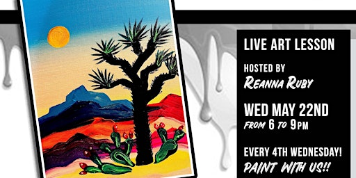 Hauptbild für Paint n  Sip Party!! Joshua Tree!