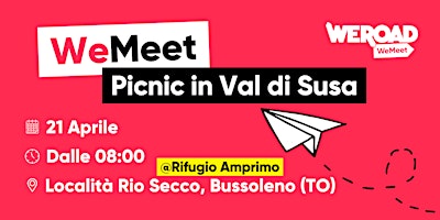 WeMeet | Picnic in Val di Susa primary image