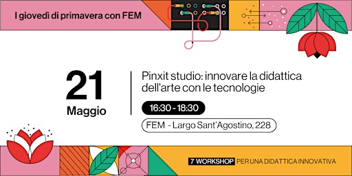 Imagem principal do evento Pinxit Studio: innovare la didattica dell'arte con le tecnologie