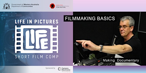 Imagem principal do evento Filmmaking Basics with Life in Pictures Co-ordinator Keith Smith