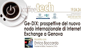 Hauptbild für Ge-DIX: prospettive del nodo internazionale di Internet Exchange a Genova