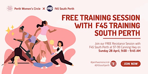 Imagem principal de Free Training Session with F45 South Perth