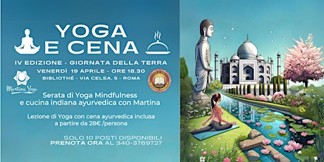 Yoga e Cena al Bibliothé con 
Martina - 4a Edizione - GIORNATA DELLA TERRA