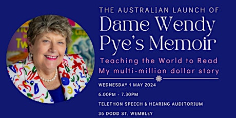The Australian launch of Dame Wendy Pye's Memoir