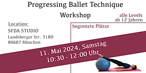 Imagem principal do evento Progressing Ballet Technique Workshop