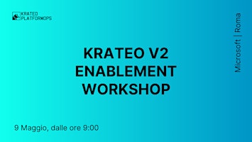 Imagem principal do evento Krateo V2 Enablement Workshop - Roma