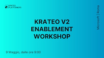 Primaire afbeelding van Krateo V2 Enablement Workshop - Roma