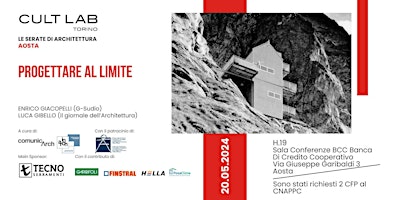 LE SERATE DI ARCHITETTURA AOSTA: Progettare al Limite primary image