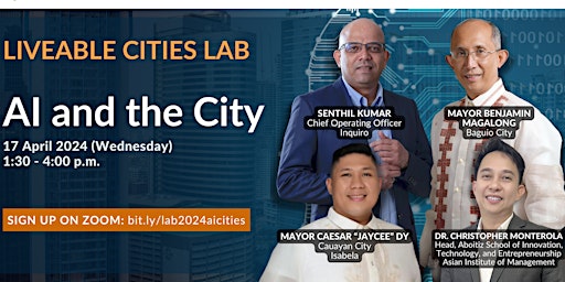 Imagen principal de Liveable Cities Lab - AI and the City