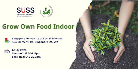 Workshop: Grow Own Food Indoor