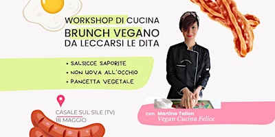 Image principale de WORKSHOP DI CUCINA VEGETALE - Brunch vegano da leccarsi le dita